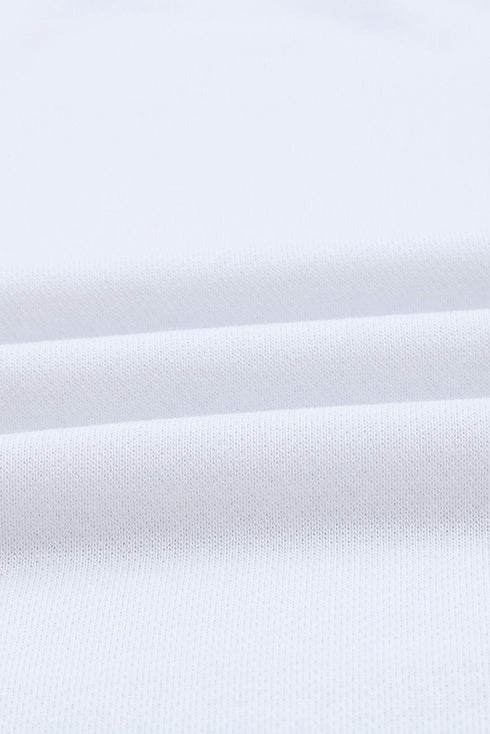 Solid Drop Shoulder Sweatshirt