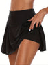 Solid Elastic Band High Waist Yoga Running Shorts