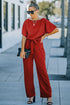 womens-jumpsuits-solid-five-point-sleeve-belted-wide-leg-jumpsuit