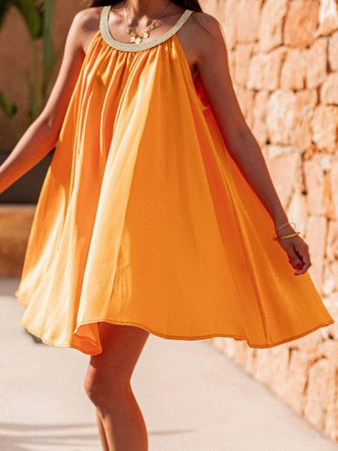 womens-dresses-solid-halter-neck-open-back-sleeveless-dress-1