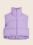 Solid Lightweight Thermal Layer Sleeveless Zip-Up Vest Coat