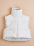 Solid Lightweight Thermal Layer Sleeveless Zip-Up Vest Coat