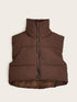 Solid Lightweight Thermal Layer Sleeveless Zip-Up Vest Coat