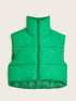 Solid Lightweight Thermal Layer Sleeveless Zip-Up Vest Coat