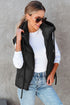 Solid Lightweight Thermal Layer Sleeveless Zip-Up Vest Coat