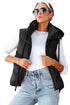 Solid Lightweight Thermal Layer Sleeveless Zip-Up Vest Coat