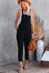 Solid Pocket Wide Leg Casual Jumpsuit