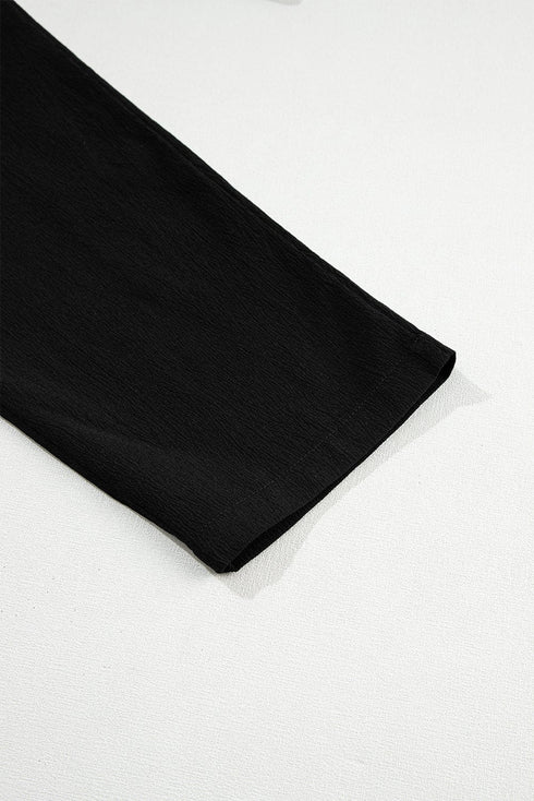 Solid Pocket Wide Leg Casual Jumpsuit