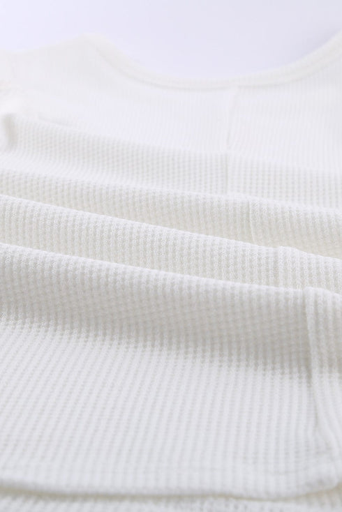 Solid Round Neck Sleeveless Top Vest