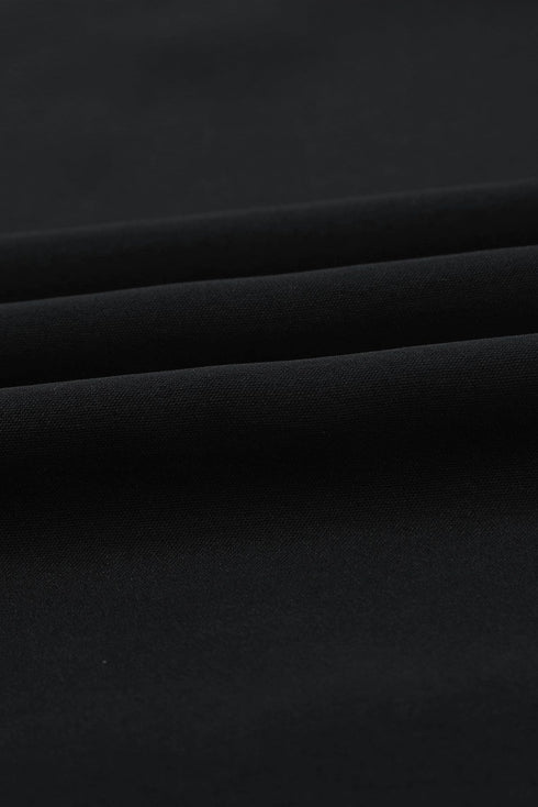 Solid V Neck Bell Sleeve Loose Casual T-Shirt