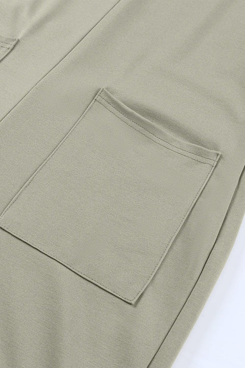 Solid Wide-Leg Spaghetti Strap Casual Jumpsuit