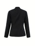 Stylish Casual Long Sleeve Buttoned Open Front Blazer