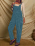 Stylish Corduroy Overall Jumpsuit with Patched Pockets for Women’s Spring & Autumn Wardrobe
