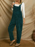 Stylish Corduroy Overall Jumpsuit with Patched Pockets for Women’s Spring & Autumn Wardrobe