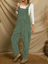 Stylish Corduroy Overall Jumpsuit with Patched Pockets for Women’s Spring & Autumn Wardrobe