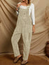 Stylish Corduroy Overall Jumpsuit with Patched Pockets for Women’s Spring & Autumn Wardrobe