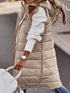 Stylish Sleeveless Hooded Chic Long Vest Coat