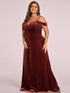 Stylish Sleeveless Shimmery A Line Deep V Neck Bridesmaid Gowns