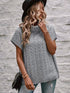 Stylish Textured Women's Sweater with Loose Fit