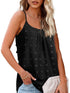 Tops Round Neck Pompom Sleeveless Tank Top