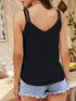 Tops V Neck Sleeveless Camisole Casual Tank Top
