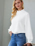 Turtleneck Solid Pullover Long Sleeve Sweater