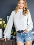 Turtleneck Solid Pullover Long Sleeve Sweater