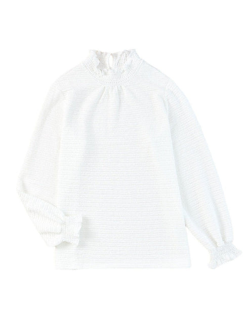 Turtleneck Solid Pullover Long Sleeve Sweater