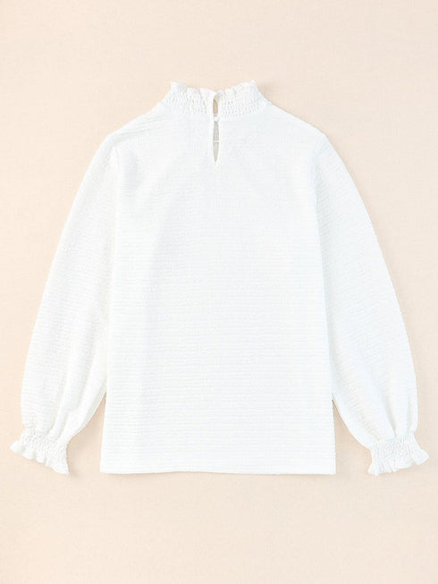 Turtleneck Solid Pullover Long Sleeve Sweater