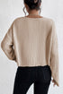 Turtleneck Solid Pullover Long Sleeve Sweater