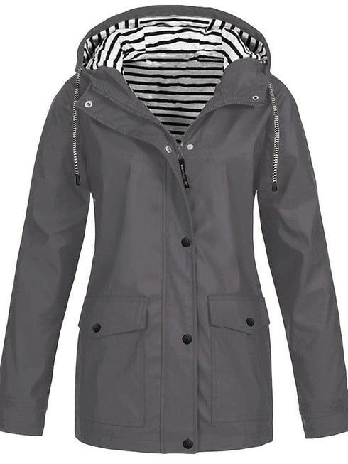 Ultimate Adventure Women's Waterproof Hooded Hiking Jacket