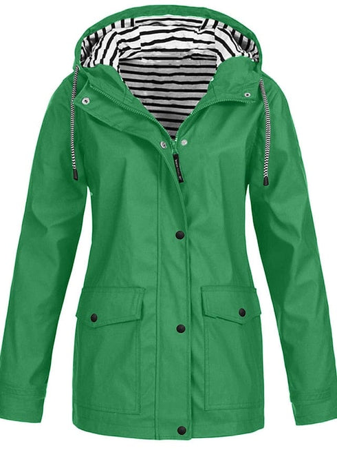 Ultimate Adventure Women's Waterproof Hooded Hiking Jacket