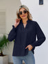 V Neck Bandal Soft Fashionable Blouse