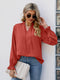 V Neck Bandal Soft Fashionable Blouse