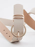 Versatile PU Leather Belt with Prong Buckle and D-ring
