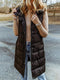 Versatile Women's Hooded Vest - Long Comfortable Casual Street Style Jacket