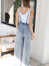 Vintage Beau Blue Denim Overall with Frayed Exposed Seam