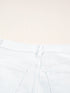 White Distressed Frayed Denim Shorts