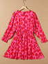 Wild Rose Leopard Print Flounce Sleeve Ruffle Mini Dress