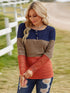 Women's Bamboo Striped Lace Top - Lightweight Contrast Sweater for Everyday Comfort