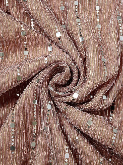 Women's Dress - A Line Dress Wedding Guest Maxi long Dress Beige Long Sleeve Solid Color Sequins Fall Winter V Neck Stylish Elegant Formal Party S M L XL / Party Dress