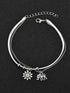 Women's Elegant Elephant Sun Alloy Ankle Bracelet for Daily and Holiday Wear