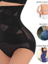 Women's High Waist Mesh Hip Lift Tights Shorts in Classic Black Color for All Seasons