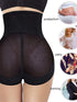 Women's High Waist Mesh Hip Lift Tights Shorts in Classic Black Color for All Seasons