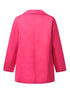 Women's Plus Size Curve Blazer for Fall and Winter with Long Sleeve and Pocket