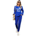 Women's printed long-sleeved casual loose suit
