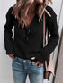 Women's Sweaters Fashion Simple V-Neck Knitted Sweater