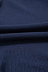 Navy Blue Stitched Detail Drop Shoulder Waffle Knit Romper