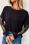 Stylish Black Women's Casual Blouse - Comfortable Fit for Everyday Wear & Versatile Outfits