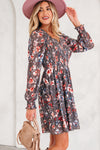 Vibrant Floral Mini Dress for Women - Flattering Summer Style in Bright Colors with a Playful, Chic Design